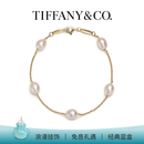 蒂芙尼 Tiffany Elsa Peretti® 18K黄金镶嵌珍珠手链[礼物] 18K黄金