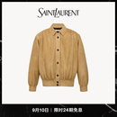 YSL圣罗兰 女士绒面革夹克烟草色【新品】 烟草色 36