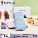 暇步士（Hush Puppies）女士钥匙包时尚简约收纳包菱格零钱包便携卡包送女友生日礼物