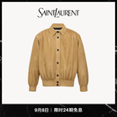 YSL圣罗兰 女士绒面革夹克烟草色【新品】 烟草色 36