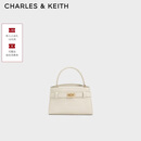 CHARLES&KEITH鳄鱼纹手提包斜挎婚包包女包生日礼物送女友CK2-50270880-1