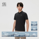 KOLON SPORT/可隆户外休闲衣 男子接触凉感遮热UPF50+ CARVICO短袖 LHPT6MN083-BK 黑色 XL 180/100A