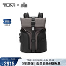 途明（TUMI）ALPHA BRAVO男士双肩包翻盖大容量双肩背包炭黑色 男友老公礼物