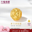 六福珠宝 黄金转运珠满天星足金串珠路路通生日礼物 计价 约0.98克