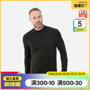 迪卡侬（DECATHLON）滑雪快干透气排汗加厚保暖滑雪打底OVW1 【男士升级款加绒加厚】黑色上装 M