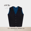 1436 1436 基础款 2025年秋季新品精纺V领双提男马甲 藏蓝 XL
