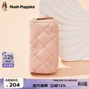 暇步士（Hush Puppies）女士钥匙包时尚简约收纳包菱格零钱包便携卡包送女友生日礼物