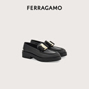 菲拉格慕（Ferragamo）女士Vara蝴蝶结粗跟乐福鞋 0777353_1D _ 65 礼物送女友