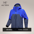 ARC'TERYX始祖鸟 RUSH JACKET GORE-TEX 防水 男子 滑雪滑雪夹克 群青蓝/蓝黑色 L