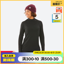 迪卡侬（DECATHLON）滑雪快干透气排汗加厚保暖滑雪打底OVW1 【女士升级款加绒加厚】黑色上装 XS