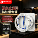 贝石 止逆阀厨房专用止回阀抽油烟机排烟管烟道防回风通用型防烟宝