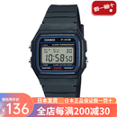卡西欧【日本直邮】卡西欧F-91W系列拉登同款复古小方块运动防水手表 F-91W-1JH 复古爆款