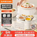 苏泊尔（SUPOR）电炖锅 炖汤盅 电炖盅隔水炖家用全自动煲汤炖汤锅陶瓷燕窝炖盅4.5L蒸炖一体多功能锅 DZ25FC873
