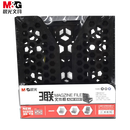 晨光文件框蜂窝形三联稳固型(黑色) ADM95081 个