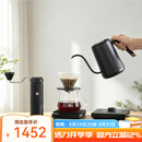 泰摩进阶手冲咖啡套装礼盒 温控手冲咖啡壶磨豆机便携咖啡机生日礼物 进阶型套装-【栗子S5曜石黑】