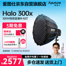 爱图仕（Aputure）艾蒙拉 Halo 300x 直播补光灯 300W双色温常亮灯 视频拍照打光灯 专业摄影补光灯 90深抛柔光套装