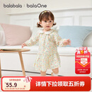 巴拉巴拉【balaOne】童装儿童连衣裙女童2026春装满印短裙子