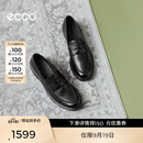 爱步（ECCO）单鞋女 26年春季新款百搭休闲复古增高乐福鞋 都市维也纳231333 黑色23133301001 38 （建议拍大一码）