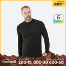 迪卡侬（DECATHLON）滑雪快干透气排汗轻量保暖滑雪打底OVW1 【男士】黑色上装 L