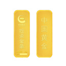 中国黄金 Au9999黄金薄片投资金条50g