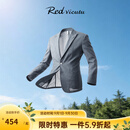 威可多（VICUTU）【空气单西】男士休闲西服外套商场同款商务通勤百搭西装上衣 灰色 175B