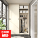 家用阳台储物柜防晒卧室推拉门衣柜户外防水收纳杂物柜钢制家政柜 【金牌服务】送货入户 免费安装