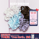ROSYDOEDIAN 撇起系列 绣球发圈丸子头低马尾扎发头绳皮筋发圈头饰礼物高颜值 棕色波点