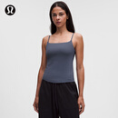 lululemon丨Nulu™ 女士细肩带吊带背心 LW1GX0S 尘雾钻石灰 S