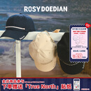 ROSYDOEDIAN圆圆的脑壳 抽绳鸭舌帽 韩版百搭软顶显脸小防晒遮阳帽子棒球帽 藏蓝 均码