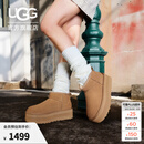 UGG冬季女士经典迷你纯色厚底纯色保暖休闲短筒雪地靴1135092 CHE | 栗色 37