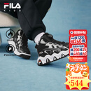 FILA童鞋儿童棉鞋2025冬季男女童旋钮加绒保暖运动鞋 黑/太空银-BW 38 内长24.0cm