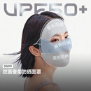 蕉下（beneunder）真丝防晒面罩双面蚕柔防晒口罩女遮阳医美术后薄脸基尼夏季SS019