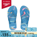 速比涛（Speedo）拖鞋柔性EVA防滑防臭人字拖拖鞋2024新款 户外休闲沙滩凉拖夹趾拖 蓝色(男款) 8