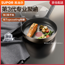 苏泊尔（SUPOR）钛一级不粘锅平底锅 第3代专业聚油煎锅煎蛋牛排 燃气灶电磁炉用 专业聚油钛不粘 28cm
