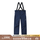 phenix菲尼克斯 国家队系列 男女单双板背带滑雪裤防寒保暖滑雪服背带裤 深海蓝 S