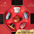 宋蕴双师联名锔钉紫砂壶敦煌五福茶杯功夫茶具套装乔迁开学教师节礼物