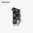 博柏利（BURBERRY）围巾黑色80996501生日礼物送女友 黑色（保税仓发货）