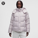 lululemon丨Wunder Puff™ 女士羽绒外套 防风拒水 LW4CO6S 冰灰褐紫 XS