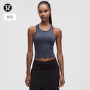 lululemon丨Ebb to Street 女士短款工字运动背心 LW1CJUS 尘雾钻石灰 S /6