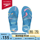 速比涛（Speedo）拖鞋柔性EVA防滑防臭人字拖拖鞋2024新款 户外休闲沙滩凉拖夹趾拖 蓝色(男款) 8