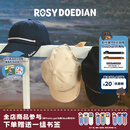 ROSYDOEDIAN圆圆的脑壳 抽绳鸭舌帽 韩版百搭软顶显脸小防晒遮阳帽子棒球帽 藏蓝 均码