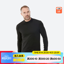 迪卡侬（DECATHLON）滑雪快干透气排汗加厚保暖滑雪打底OVW1 【男士升级款加绒加厚】黑色上装 M