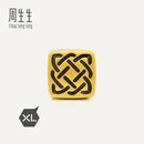 周生生中秋节足金酷黑守护 Charme XL黄金转运珠串珠 86523C定价