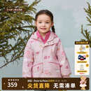PawinPaw【三防抗静电】卡通小熊童装25年秋冬新款男女宝户外外套 Pink粉色/25 100