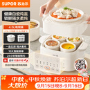 苏泊尔（SUPOR）电炖锅 炖汤盅 电炖盅隔水炖家用全自动煲汤炖汤锅陶瓷燕窝炖盅4.5L蒸炖一体多功能锅 DZ25FC873