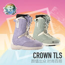 NITRO尼卓滑雪鞋2627女款CROWN抽绳单板雪鞋全能新手进阶公园雪靴 黑色(经典延续) 38 (245mm)