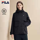 FILA斐乐薄款女士棉服2026冬新款健身运动基础上衣连帽保暖外套 传奇蓝-NV M 165/84A/M