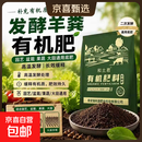 羊粪发酵有机肥果园园艺通用肥花园绿化带专用肥料农场大棚农家肥 羊粪发酵有机肥20斤装