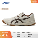 亚瑟士ASICS羽毛球鞋男女同款舒适稳定耐磨透气抓地运动鞋 RIVRE CF 米黄色/棕色 42