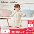 巴拉巴拉【balaOne】童装儿童连衣裙女童2026春装满印短裙子
